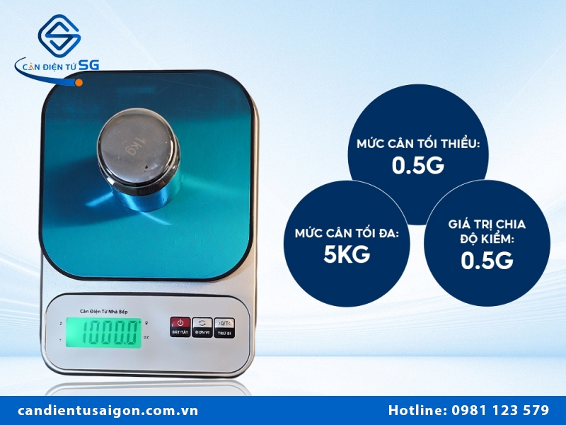 Cân tiểu ly 3kg