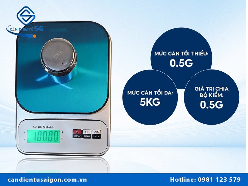 Cân tiểu ly không dùng pin