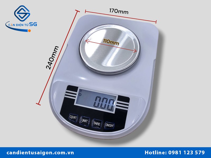 Giá cân tiểu ly 100g bao nhiêu?