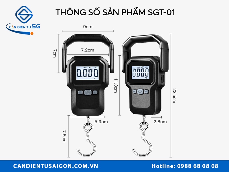 Cân điện tử xách tay mini