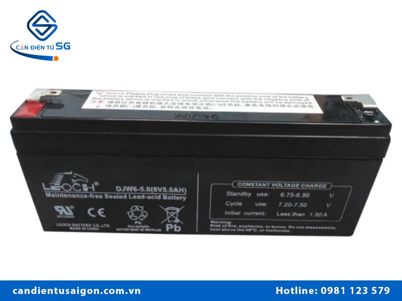 Pin cân điện tử 6v