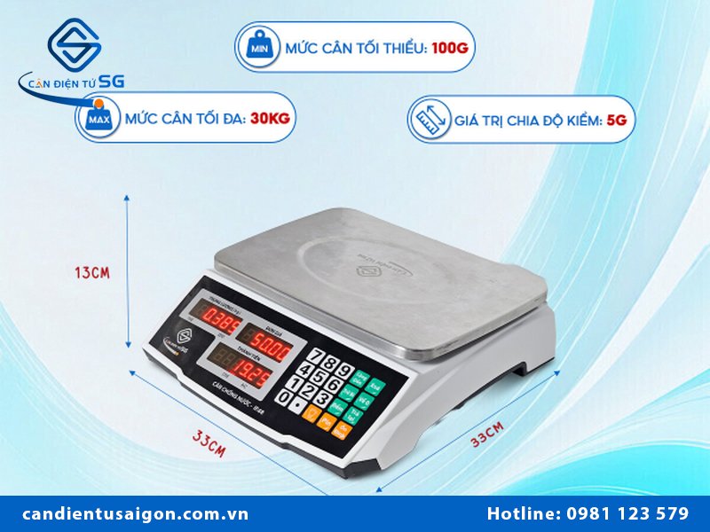 Cân đồng hồ 30kg giá bao nhiêu?