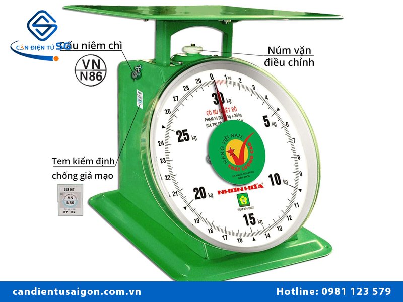 Cân đồng hồ 30kg giá bao nhiêu?