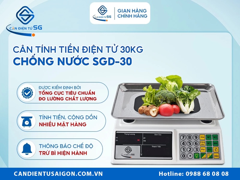 Cân điện tử có in hóa đơn