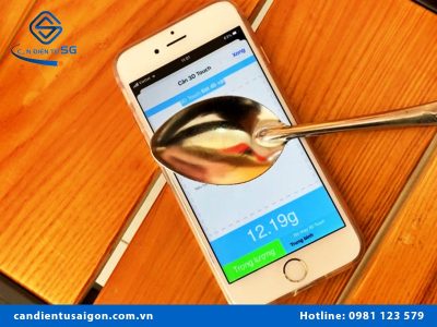 App kết nối cân điện tử trên iphone