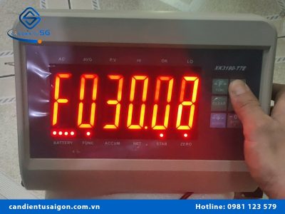 Cân điện tử bị nhảy số