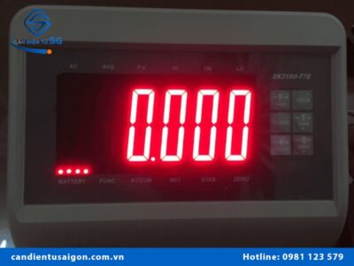 Lỗi cân điện tử phổ biến