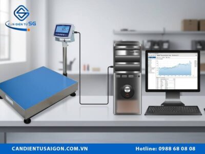 Cân điện tử kết nối với máy tính