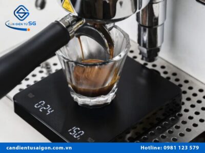 Cân điện tử pha cà phê