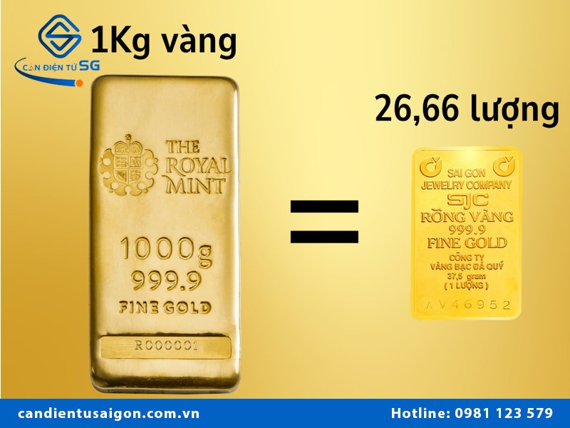 1 cân vàng là bao nhiêu chỉ?