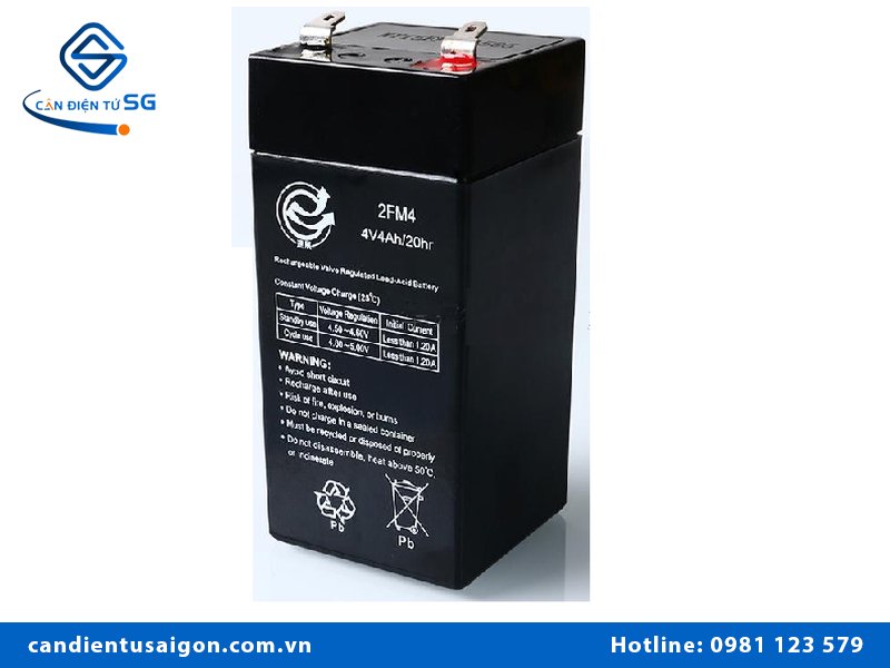 Pin cân điện tử 4v