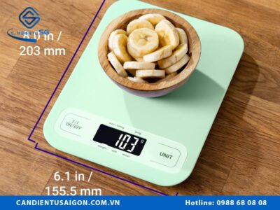 Cân nhà bếp cho người tập gym giúp kiểm soát cân nặng