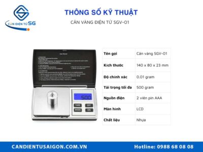 Cân điện tử SGV-01
