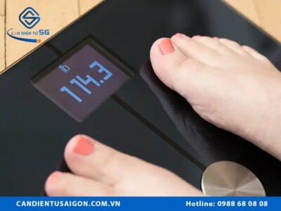 Cân điện tử bị lệch