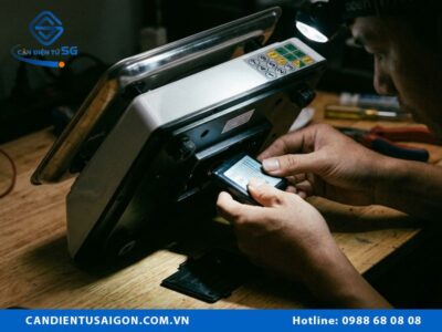 Hướng dẫn thay pin cân điện tử