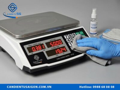 Hướng dẫn vệ sinh cân điện tử