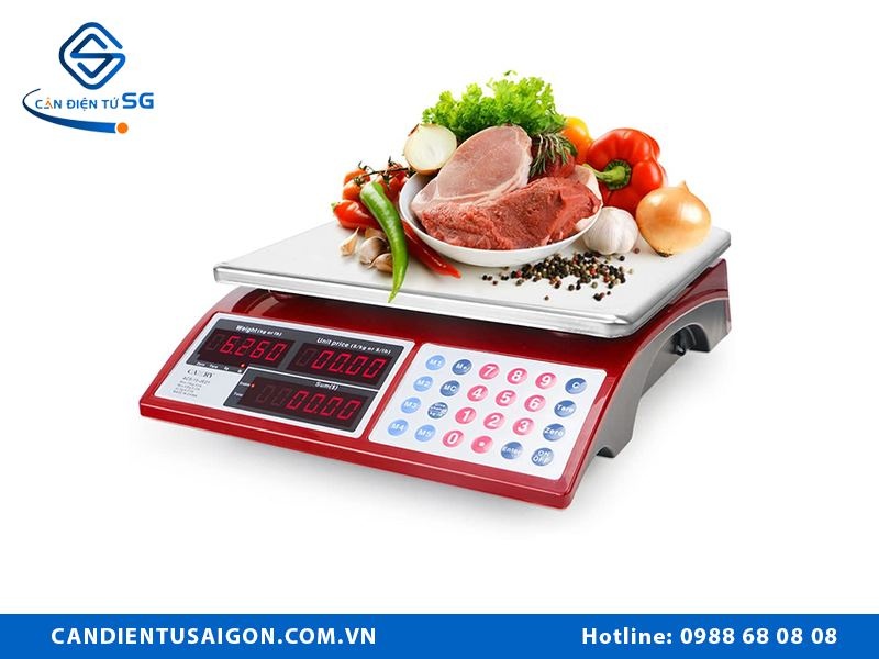 Cân điện tử nào phù hợp bán thịt cá chính xác & bền bỉ?